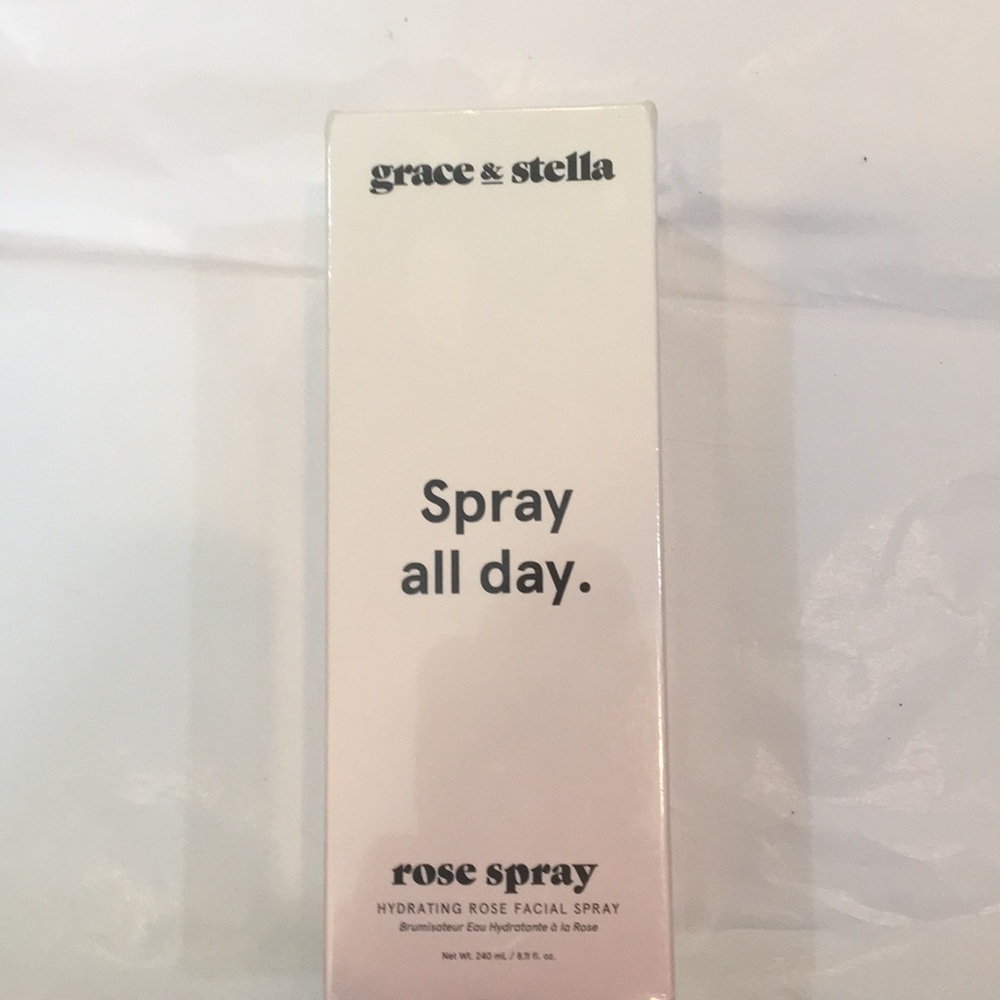 Grace and Stella spray all day rose spray